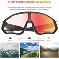 thumbnail image 4 of KAPVOE Photochromic Cycling Sunglasses Men Women Mountain Bike Sunglasses Clear MTB Bicycle Riding, 4 of 6