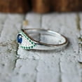 thumbnail image 2 of Evil Eye Ring, 925 sterling silver, Protection Blue Sapphire, Spiritual Turkish Rings for Women, Greek Nazra Amulet Jewelry, Women's Ring, 2 of 7