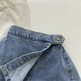 thumbnail image 7 of SNKSDGM Back-to-School Girls Denim Skorts Casual High Waisted Jean Shorts Elastic Waist Summer Skirt Pants for Kids Outdoor Play, 7 of 7