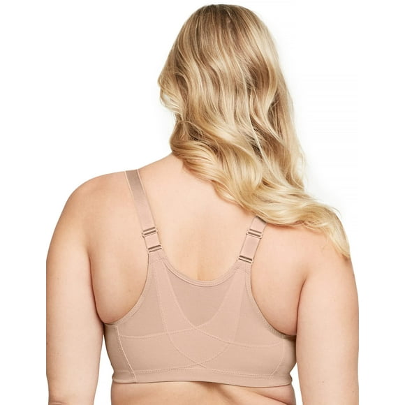 Women's Glamorise 1265 Magic Lift with Posture Back Support Bra (Cafe 42K)