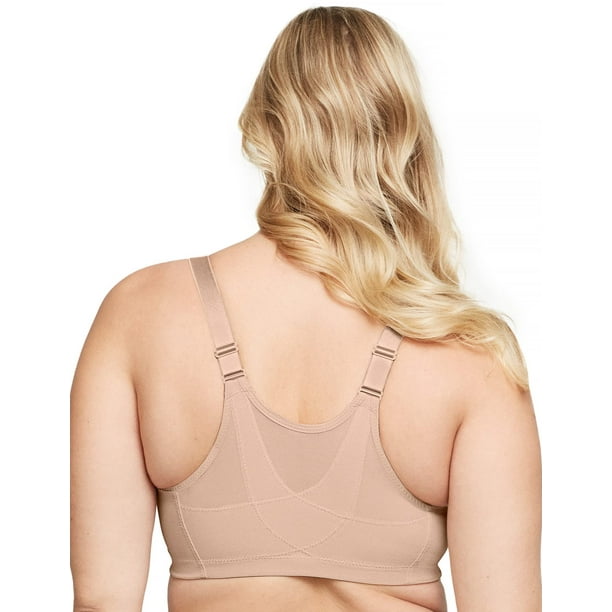 Women's Glamorise 1265 Magic Lift with Posture Back Support Bra (Cafe 58H)
