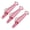 Pink 3 pcs, variant on Needle Threader for Hand and Machine Sewing, 3PCS Plastic Wire Loop Needle Threaders in Bright Colors, Easy Sewing Tool for Seniors and Beginners