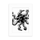 thumbnail image 1 of Marco de Fotos de escritorio La vida marina pulpo negro Unbranded 5x7 pulgadas, 1 of 4
