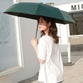 thumbnail image 2 of Auto Open Close 5 Fold Umbrella UPF50+ Sun Rain Protection Windproof Mini Portable Travel Umbrella for Women, 2 of 6