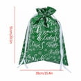thumbnail image 4 of Gift Wrapping Paper,Packaging Casecute Printed Christmas Gift Bag Santa Snowflake Christmas Tree Drawstring Gift Bag Christmas Aluminum Foil Bag Christmas Gift Bag, 4 of 9