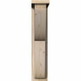 thumbnail image 2 of 5 1/2"W x 14"D x 26"H Crestline Smooth Corbel w/Backplate, Douglas Fir, 2 of 9