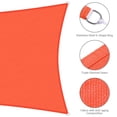 thumbnail image 4 of Yescom 2 Pack 13x7 Ft 97% UV Block Rectangle HDPE Sun Shade Sail Heavy Duty Canopy Park, 4 of 10