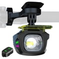 thumbnail image 2 of Shopmall Lifting Cut-Off Line Bicycle Light With Mobile Phone Holder And Remote Control, Three-Level Yellow And White Dual Light Percentage Battery Display, Rechargeable Safe Night Riding Bike Light, 2 of 12