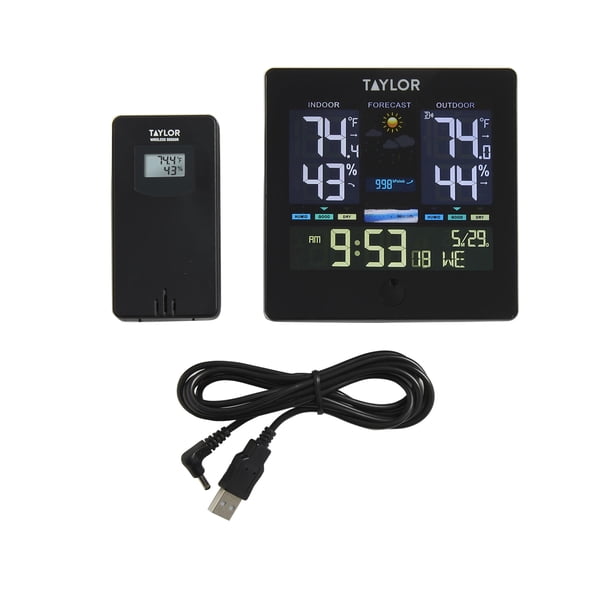 Termómetro Taylor Digital Wireless Deluxe para interiores y exteriores