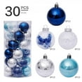 thumbnail image 5 of Keimprove 30Pcs Christmas Tree Ornaments Balls Xmas Hanging Pendants Decorations Seasonal Assorted Color Party New Year 2021 Gift Noel, 5 of 6