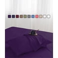 thumbnail image 2 of Greeny Green Luxury 1800 Bamboo Ultra Soft Sheet Set – Wrinkle Free, Deep Pocket, Machine Washable, Hypoallergenic, Fade Resistant Bedding Set - 6 Piece Set (Queen, Purple), 2 of 3