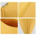 thumbnail image 7 of Unique Bargains 1 Pcs Portable Makeup Bag Toiletry Bag Cosmetic Organizer for Travel Storage Bag PVC Leather Yellow, 7 of 7