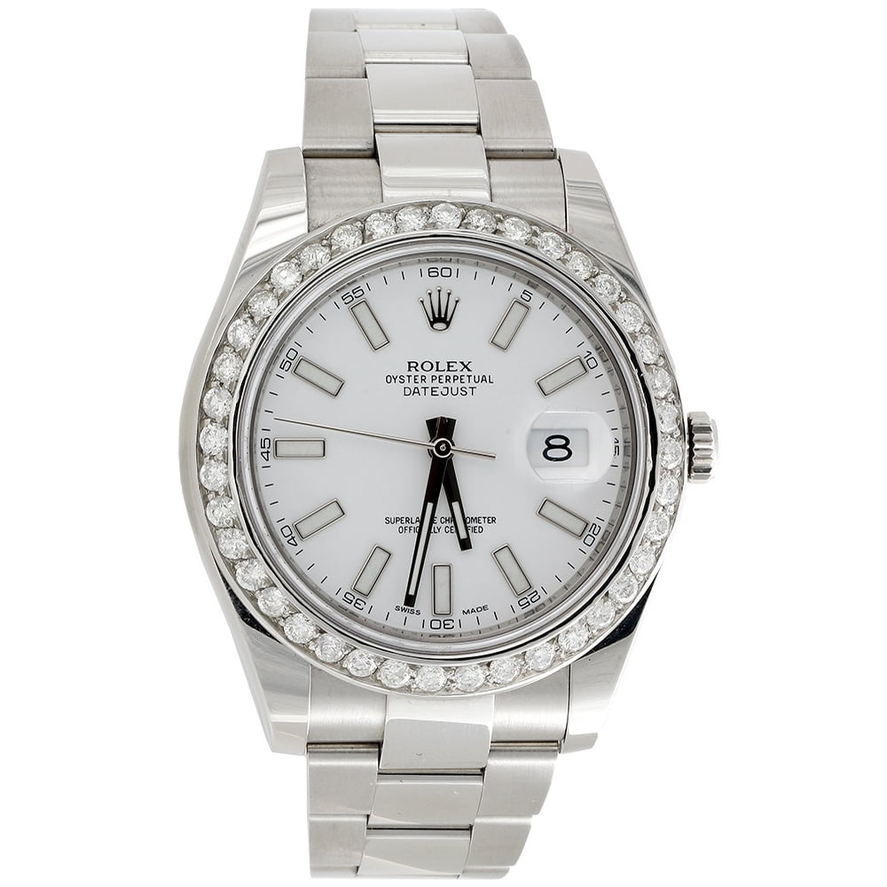 rolex datejust 2 white dial