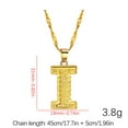 thumbnail image 2 of Fiaya Women Initial Necklace for Women Dainty Gold Letter A-Z Pendant Choker Necklace Alphabet Name Necklace Cute Personalized Name Necklace Jewelry Gifts (I), 2 of 3