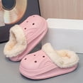 thumbnail image 6 of Dakaela 3-13Y Kids Lined Clogs Boys Girls Winter Fleece Garden Shoes Toddler Platform House Shoes Slip on Indoor Outdoor Mules Pink 4.5, 6 of 9