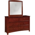 thumbnail image 2 of Furniture Of America  Omnus Cherry Dresser Mirror, 2 of 2