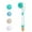 Blue, variant on MIXFEER Electric Silicone Bath Brush Back Scrubber 4 Brush Heads USB Rechargeable Rotating Shower Massager with 2 Speeds Long Handle Body Cleansing Brush