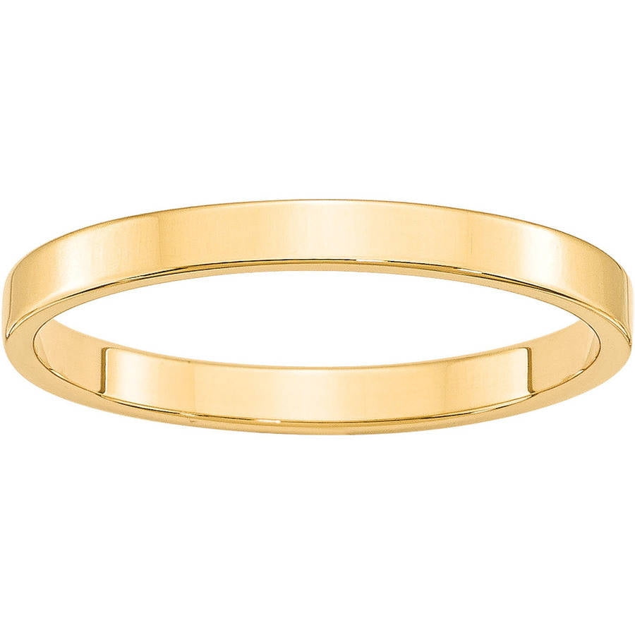 14KY 2.5mm LTW Flat Band