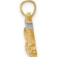 thumbnail image 2 of 14k Rhodium Golf Club and Ball Charm Yellow Casted Exquisite Classic Luxurious A classic choice for celebrating love and achievement, 2 of 4