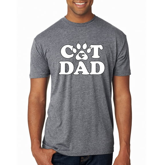 Wild Bobby, Best Cat Dad Daddy Gift, Pop Culture, Men Premium Tri Blend Tee, Premium Heather, Large