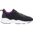 thumbnail image 2 of Women's Propet Stability Strive Sneaker Grey/Purple Knit Mesh 10.5 4E, 2 of 5