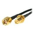 thumbnail image 1 of StarTech.com RP-SMA to SMA Wireless Antenna Adapter Cable - Antenna cable - RP-SMA (M) to RP-SMA (F) - 10 ft - black - RPSMA10MF - Antenna cable - RP-SMA male to RP-SMA female - 10 ft - black, 1 of 6
