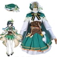 thumbnail image 2 of Genshin Impact Venti Cosplay Conjunto Completo Disfraz Vestido De Fiesta Mujeres Adultas Halloween, 2 of 4