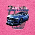 thumbnail image 3 of Wild Bobby 2025 Ford Mustang Dark Horse 500 HP 5.0L Women Tri-Blend Racerback Tank Top, 3 of 5