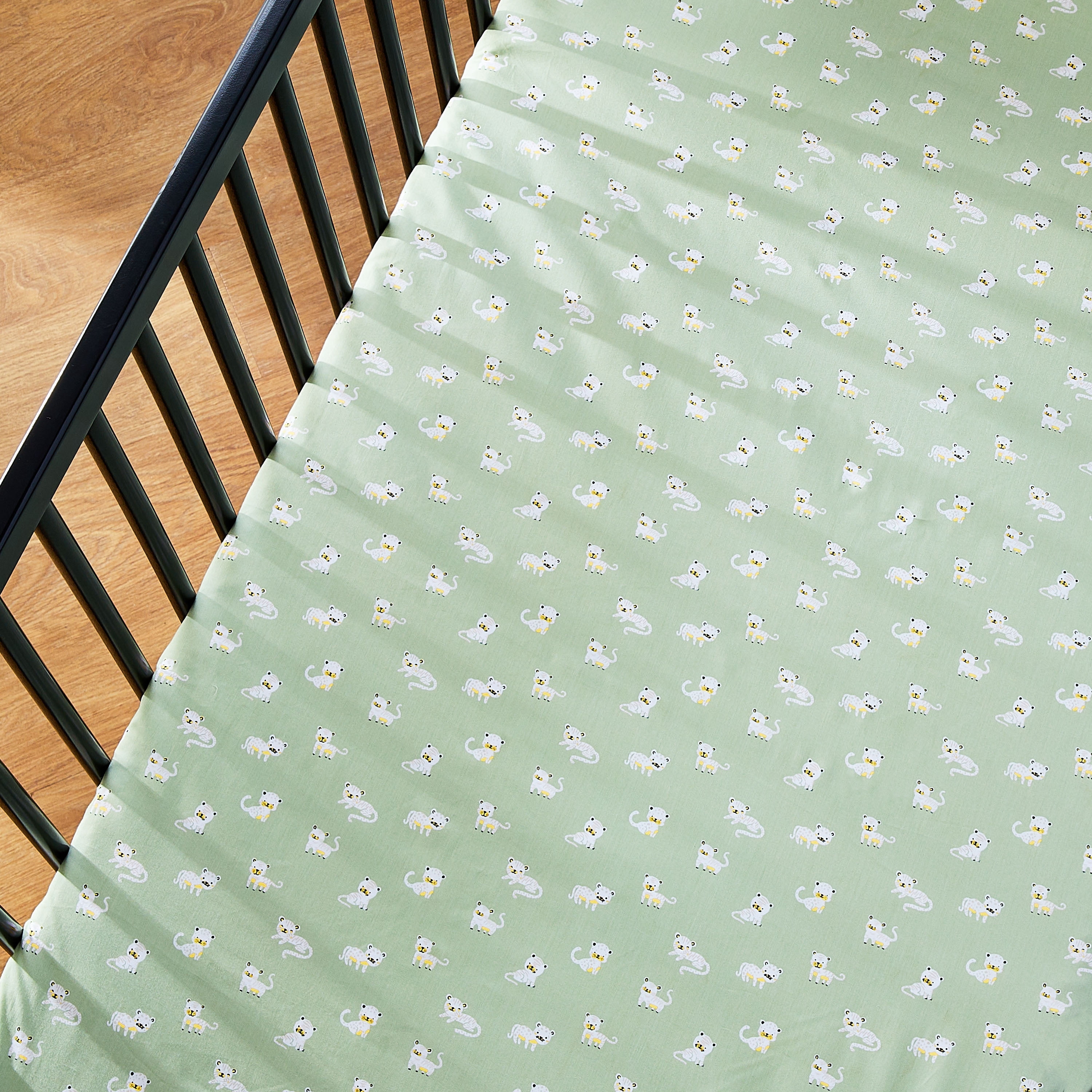 Parent's Choice 2-Pack 100% Cotton Infant Fitted Crib Sheets, Cheetah