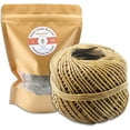 thumbnail image 1 of MILIVIXAY Hemp Wick with Natural Beeswax Coating, Edible Grade Beeswax, 200 FT Spool, Standard Size (1.0mm),Unbleached, Un-Dyed and 100% Organic., 1 of 8