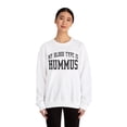 thumbnail image 4 of Hummus Sweatshirt Gifts Crew Neck Shirt Long Sleeve Unisex, 4 of 7