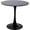 Black + MDF+Metal, variant on Natural Wood Color Round Table, Modern Dining Table, Mdf Top And Steel Base Tulip Kitchen Table, Mid Century Coffee Table For Living Room 24 Inch