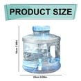 thumbnail image 2 of Clearance Glass&Bottle Water Container With Camping Water Jug Tank With Handle Clear Storage Bucket For Outdoor Sports Camping Hiking Blue, 2 of 8