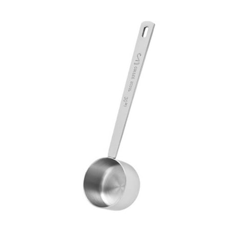 

Yoone 15ml/30ml Measuring Spoon Precise Food Grade Convenient Solid Color Easy to Clean Measurement Lightweight Stainless Steel Measuring Spoon for Home