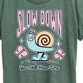 thumbnail image 3 of Instant Message - Slow Down Still Have Time - Women's Short Sleeve Graphic T-Shirt, 3 of 7