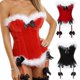 thumbnail image 1 of Corsés Mujer Santa Bier Corselet Bowknots Cremallera Lado Overb Corset, 1 of 5