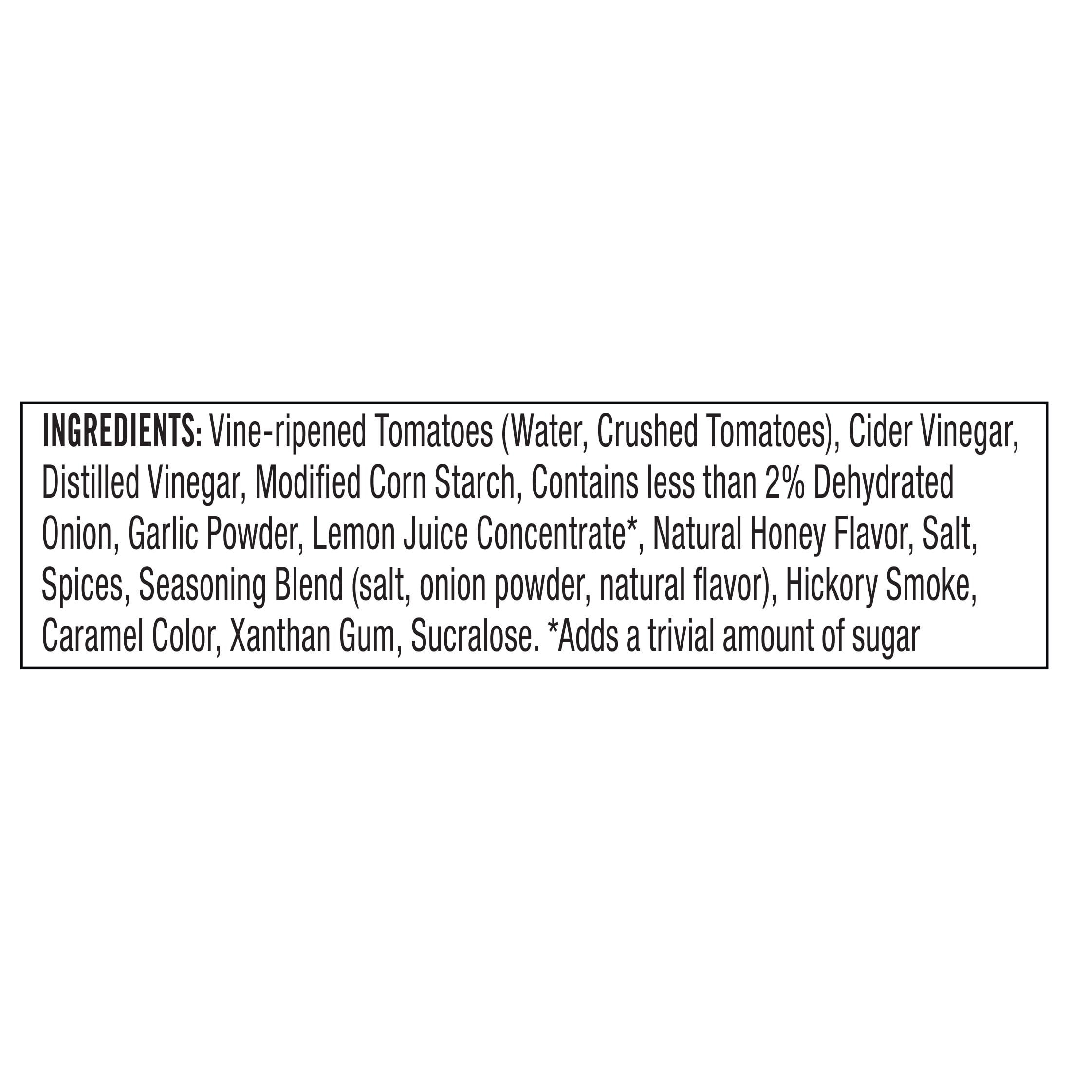 G Hughes Zero Sugar Honey BBQ Sauce, 18 oz