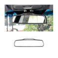 thumbnail image 2 of Car Inner Rearview Mirror Cover Trim Decorative Sticker Carbon Fiber For Xc90 2003-2014 Accessories, 2 of 5