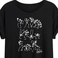 thumbnail image 3 of Corpse Bride - Bones Dancing the Scare Away - Women's Oversized T-Shirt, 3 of 5