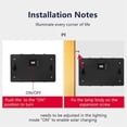 thumbnail image 4 of 2Pcs Solar Wall Lights Outdoor Waterproof LED Solar Lamp for Garden Balcony Yard Street Decor Lamps, 4 of 5