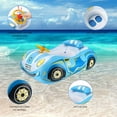 thumbnail image 2 of Baby Pool Float with 3D Car Design Heavy Duty 0.35mm PVC Baby Swim Float, Toddler Pool Float Swimming Floats Seat Boat Pool Toys with Steering Wheel for 12-18, 12-24 Months, Age 2-3, 1-5 year kids, 2 of 7