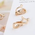 thumbnail image 1 of CRAFTHROU 20Ud Aretes Clip Dorados Con Sin Perforación Para Fiesta Graduación Y Uso En Casa, 1 of 7