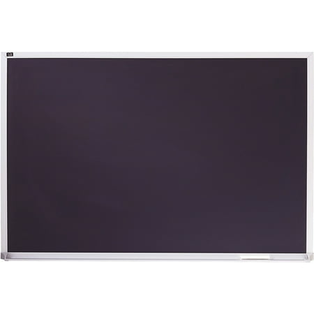 Quartet Porcelain Black Chalkboard, Magnetic, 2' x 3', Aluminum Frame