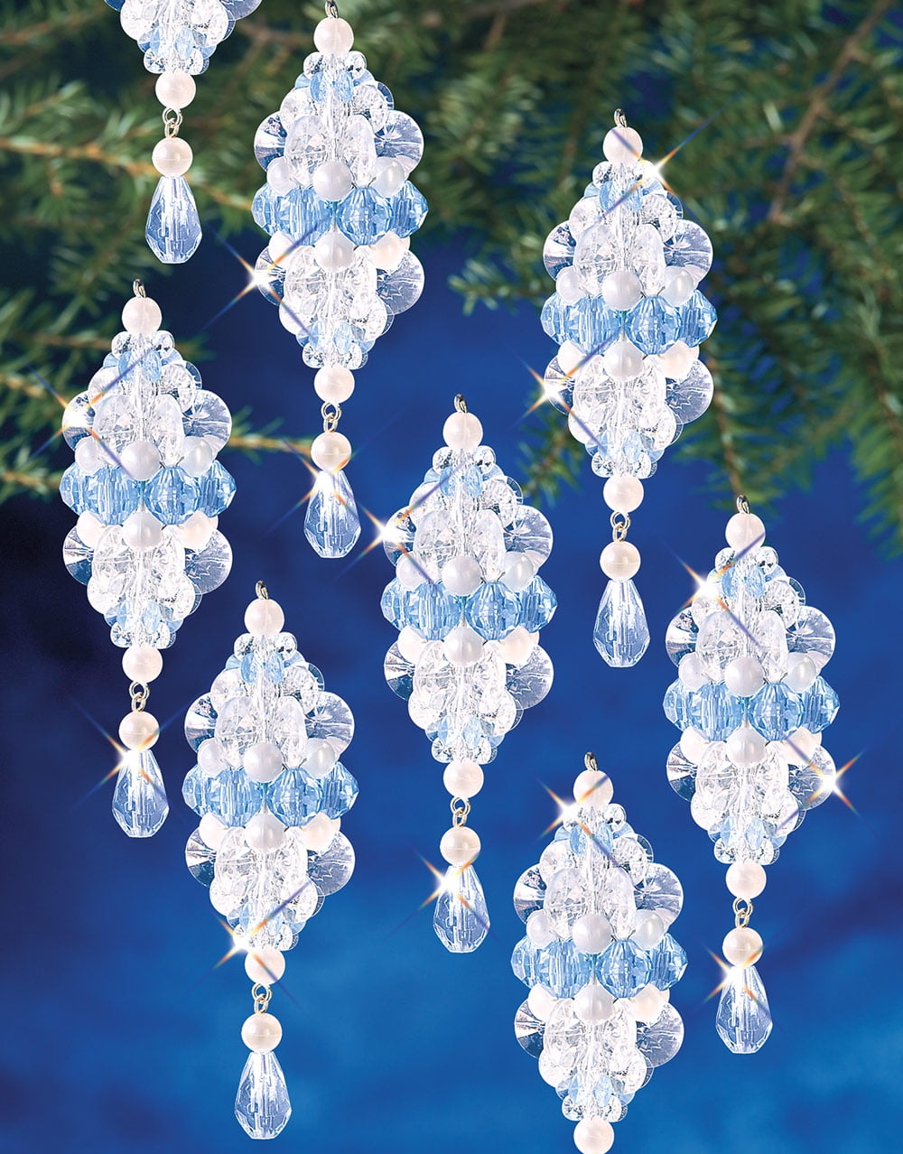 The Beadery Sparkling Danglers Beaded Ornament Kit
