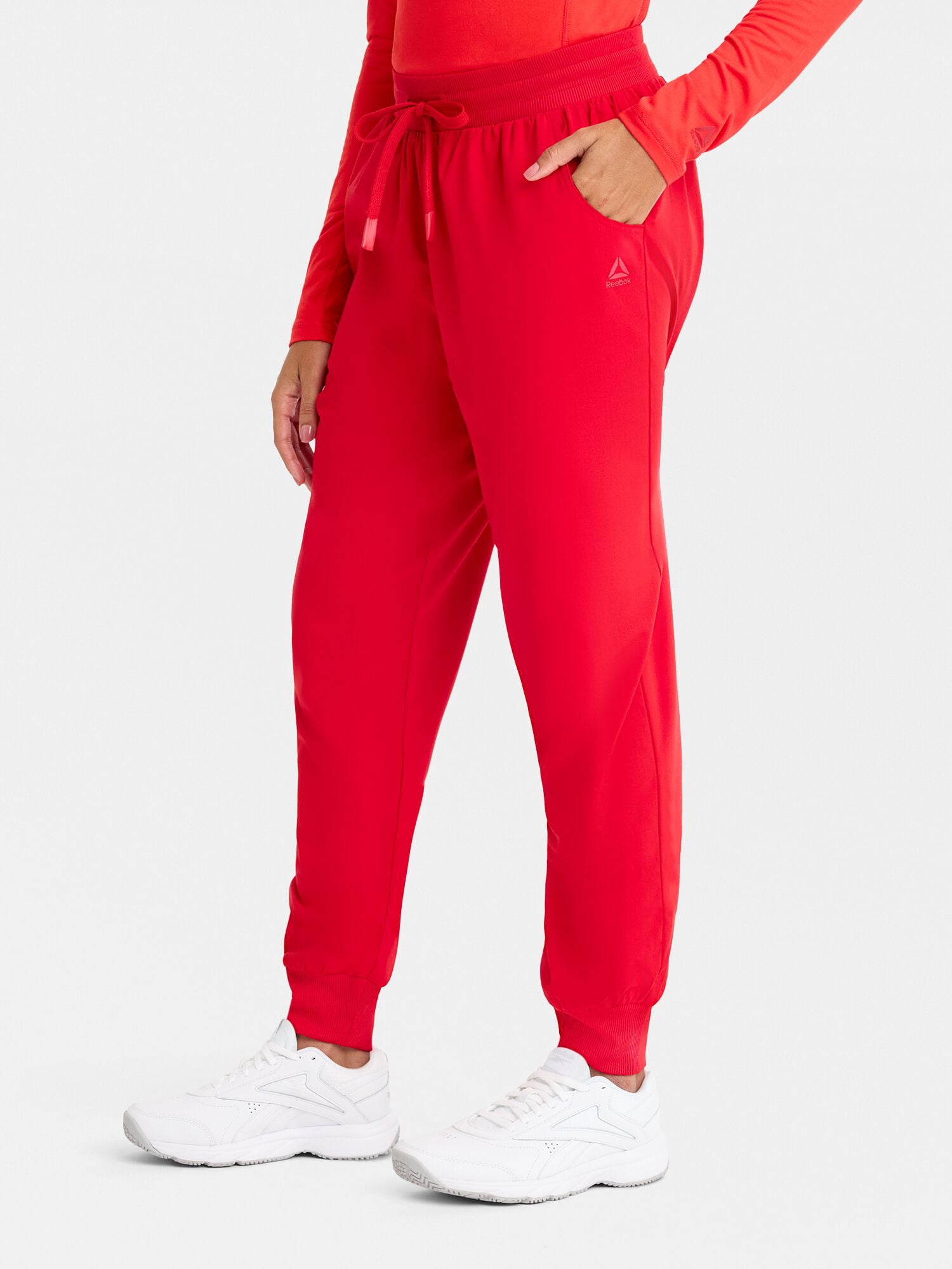 Reebok Women's Tech Comfort 4 Pocket Straight Leg Scrub Pants, 1 Pack, Sizes S - 3XL