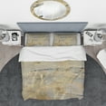thumbnail image 3 of Designart 'Geometric Cream Block II' Geometric Duvet Cover Set, 3 of 4