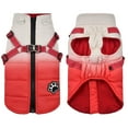 thumbnail image 4 of Pet Dog Coat with Harness Winter Dog Coat Fleece Dog Jacket Waterproof Zipper Dog Jacket Puppy Small Dog Clothes Dog Coat, 4 of 8