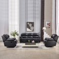 thumbnail image 3 of multi-functional leather sofa small living room modern simple smart sofa combination couches for living room My Lux Decor Round, 3 of 6