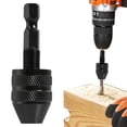 thumbnail image 2 of Keyless Drill Chuck Adapter for Impact Driver, Quick Change Converter Drill Chuck, Durable Rotary Tool Accessory for Electric Drill, Grinder, Nail Machine, DIY Makers and Craftsmen, 2 of 9