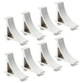 thumbnail image 1 of 8Pcs Freezer Shelf Clips Refrigerator Support Hooks Cooler Shelf Brace Freezer Clips (Aluminium Size 4), 1 of 9